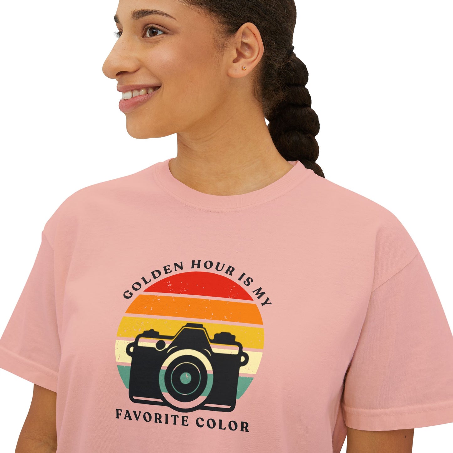 Golden Hour Photo Women's Boxy Tee