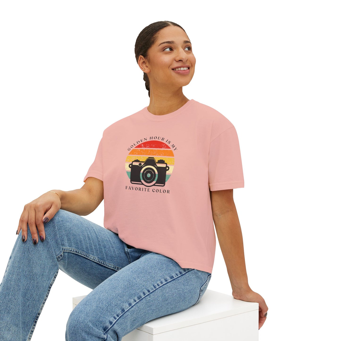 Golden Hour Photo Women's Boxy Tee