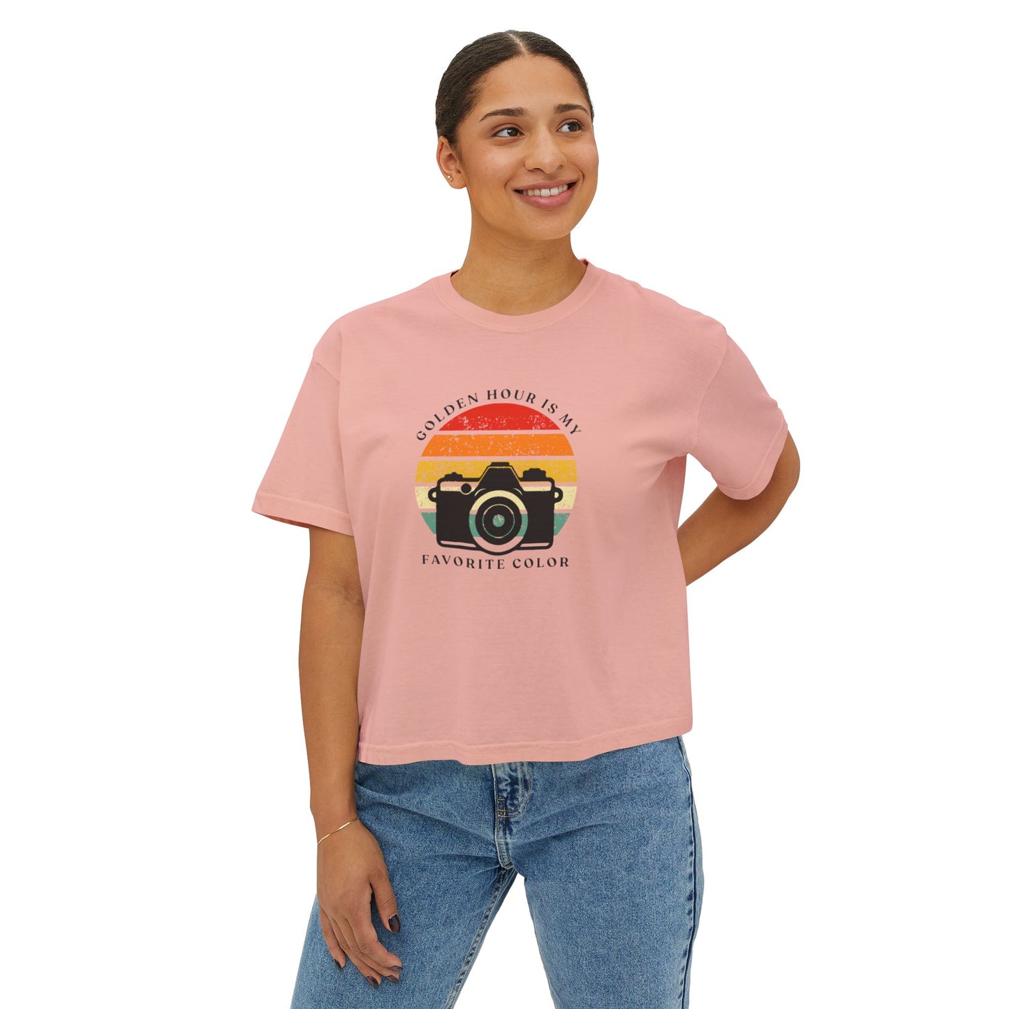 Golden Hour Photo Women's Boxy Tee