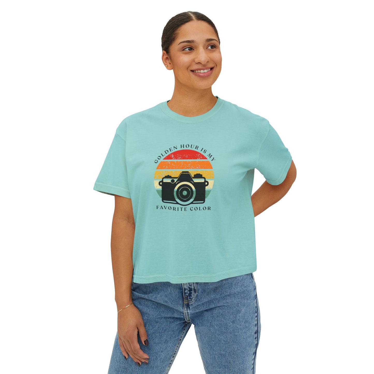 Golden Hour Photo Women's Boxy Tee