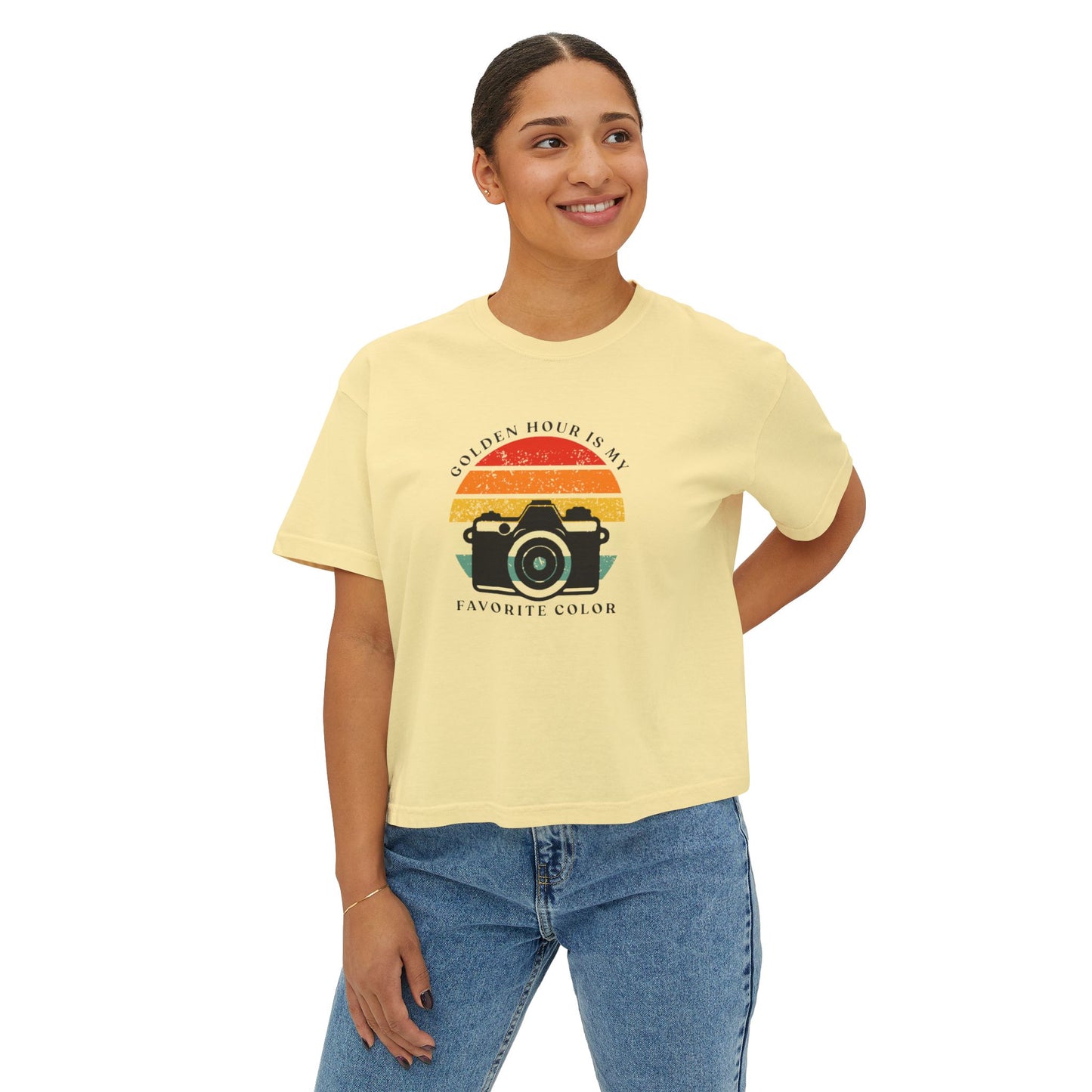 Golden Hour Photo Women's Boxy Tee