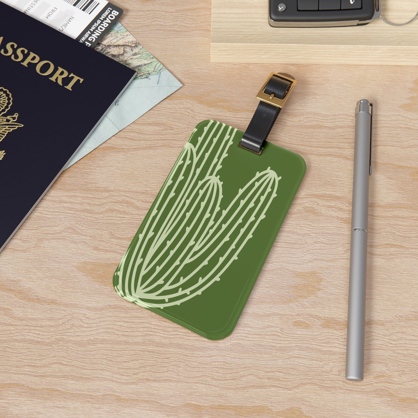 Cactus Luggage Tag
