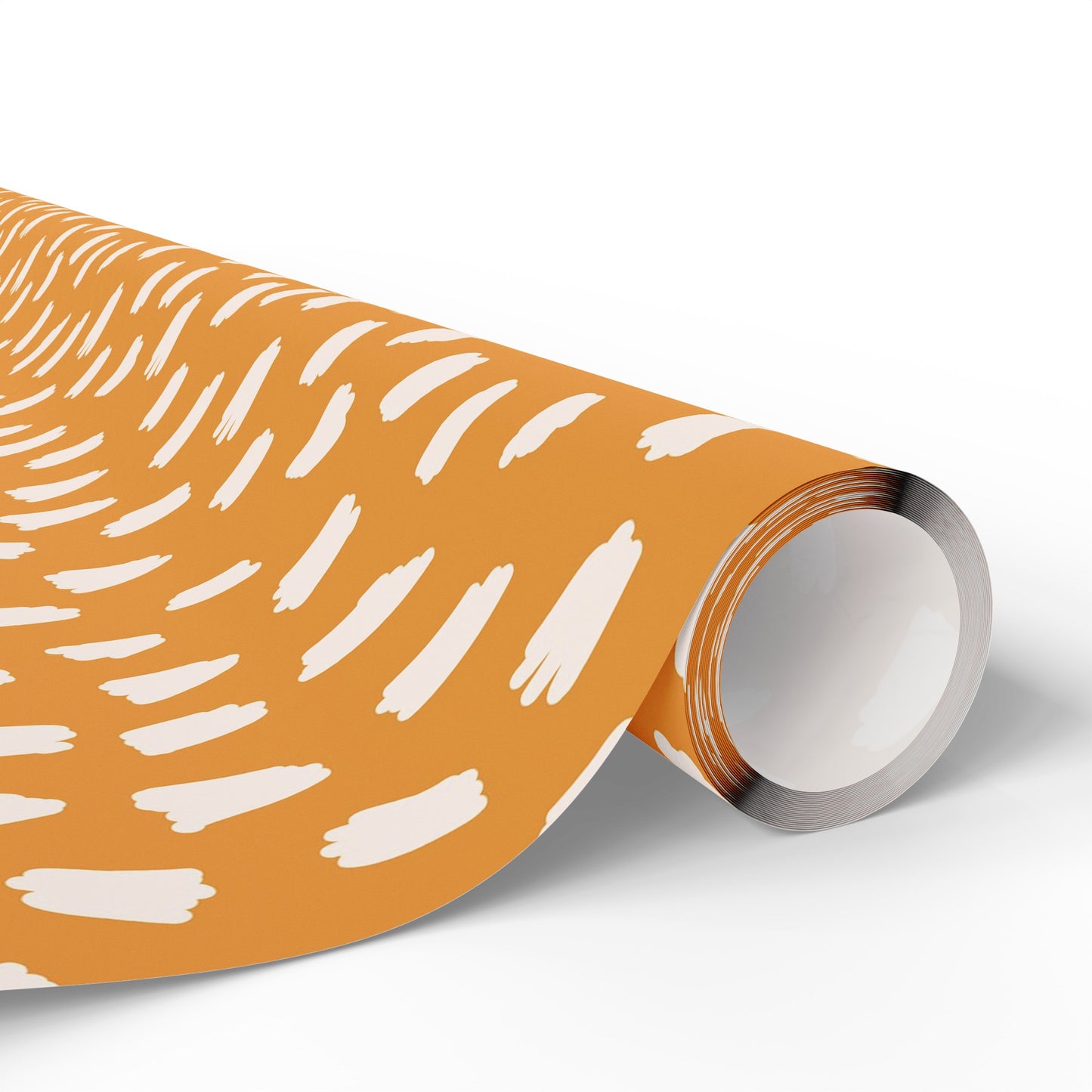 Orange Abstract Wrapping Paper