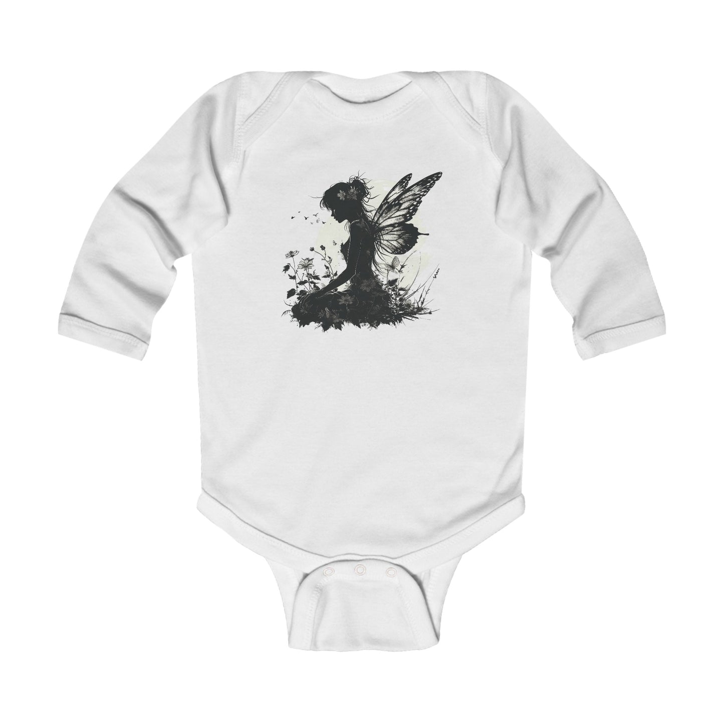 Sitting Fairy Infant Long Sleeve Bodysuit
