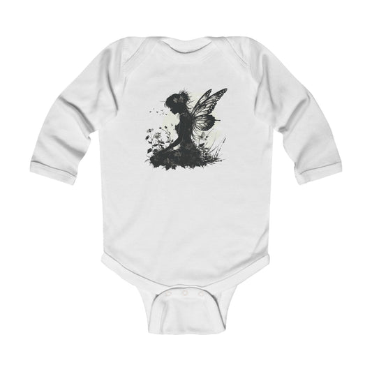 Sitting Fairy Infant Long Sleeve Bodysuit