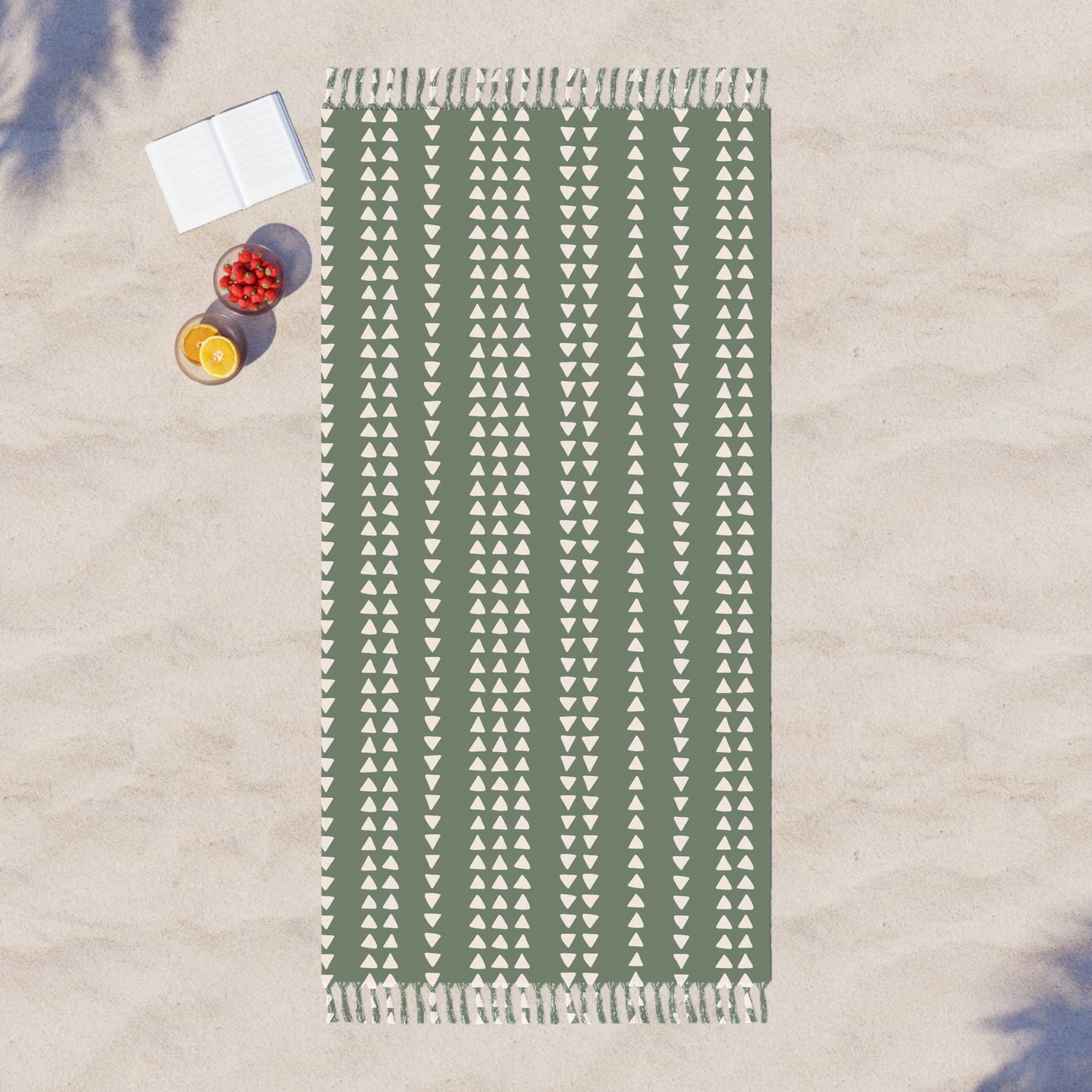 Green Arrow Boho Beach Cloth