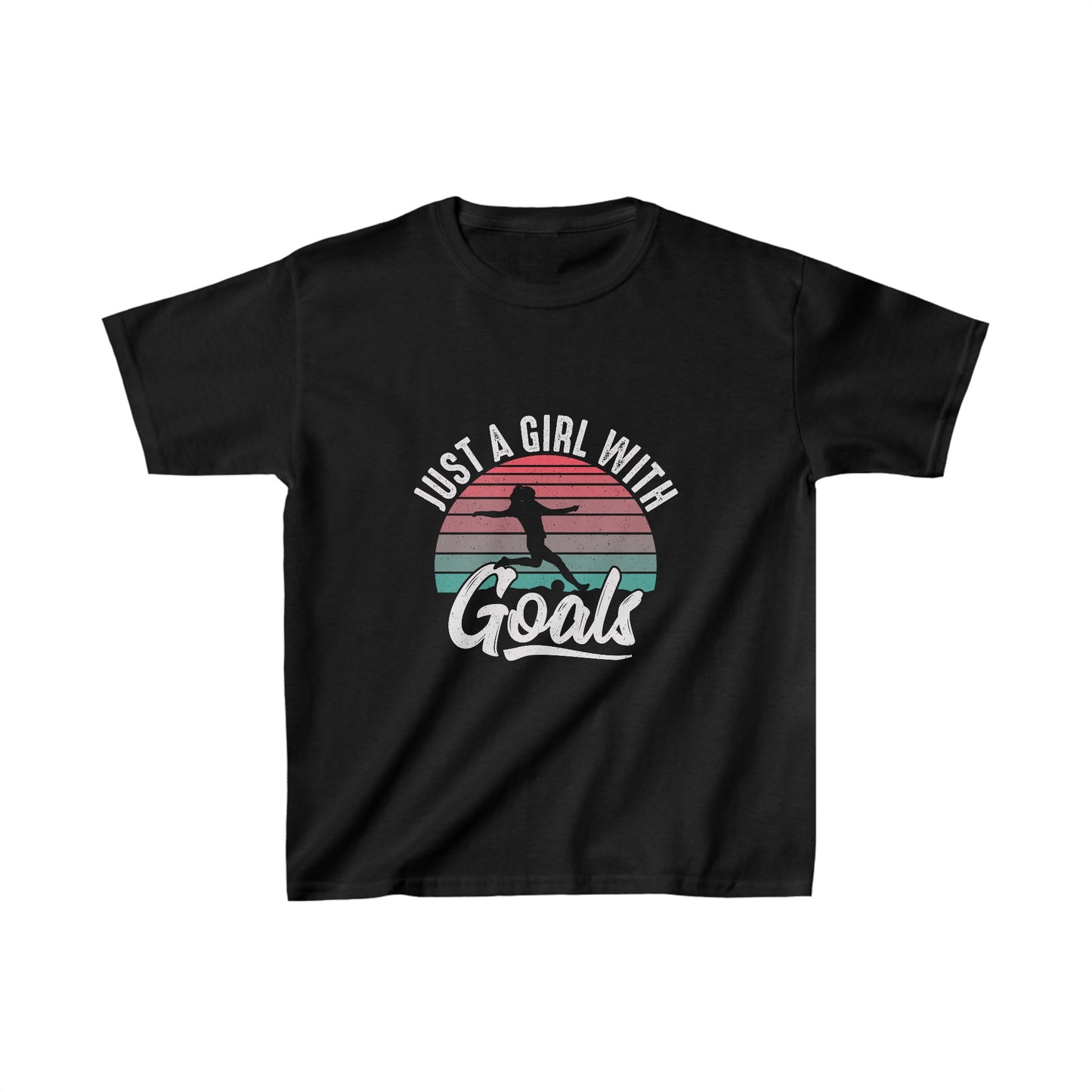 Girl With Goals - Kids Heavy Cotton™ Tee