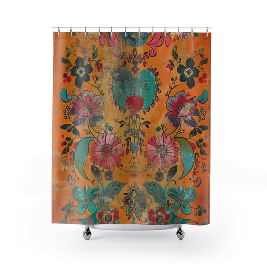 Flores Shower Curtain