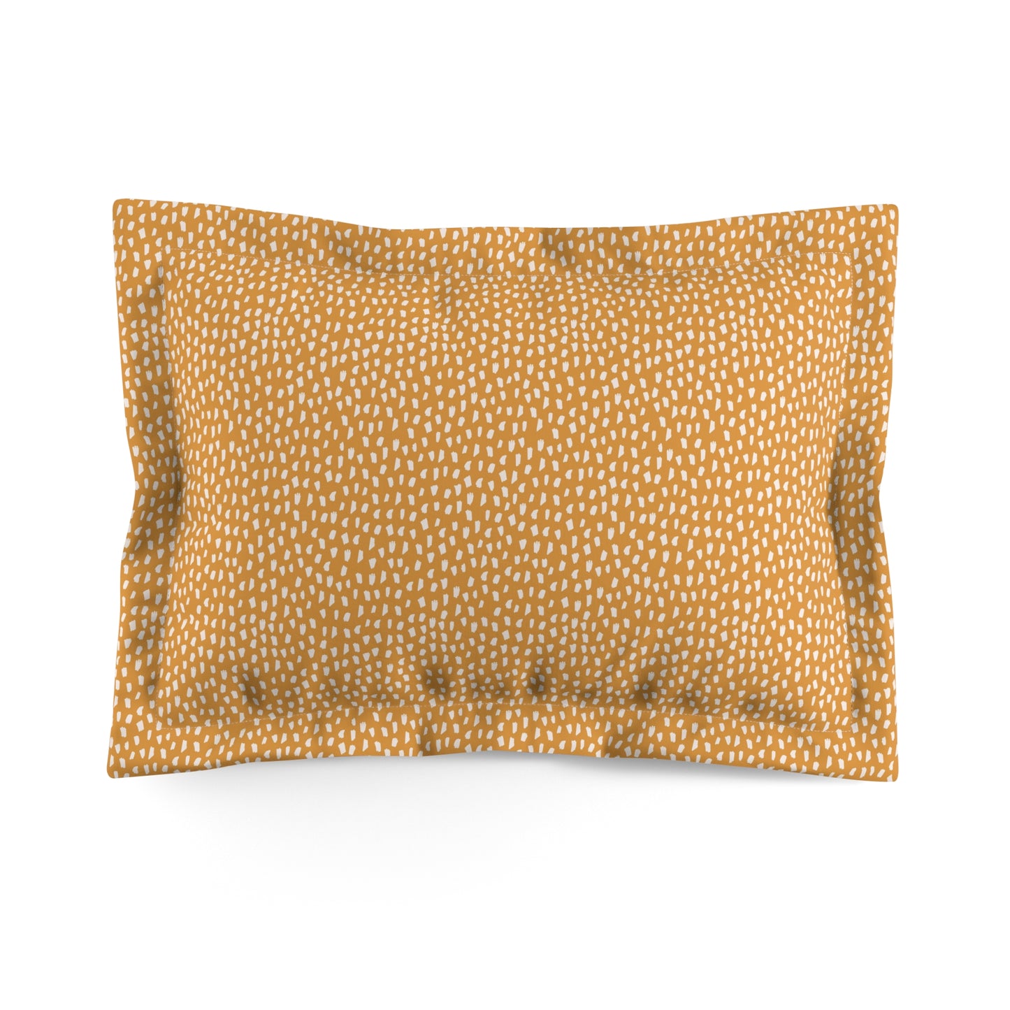 Orange Abstract Microfiber Sham