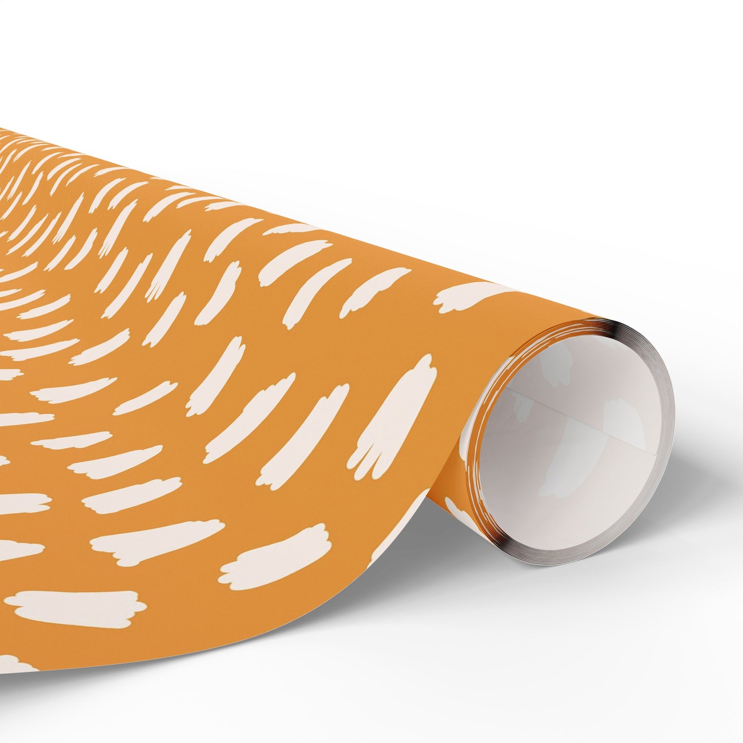 Orange Abstract Wrapping Paper