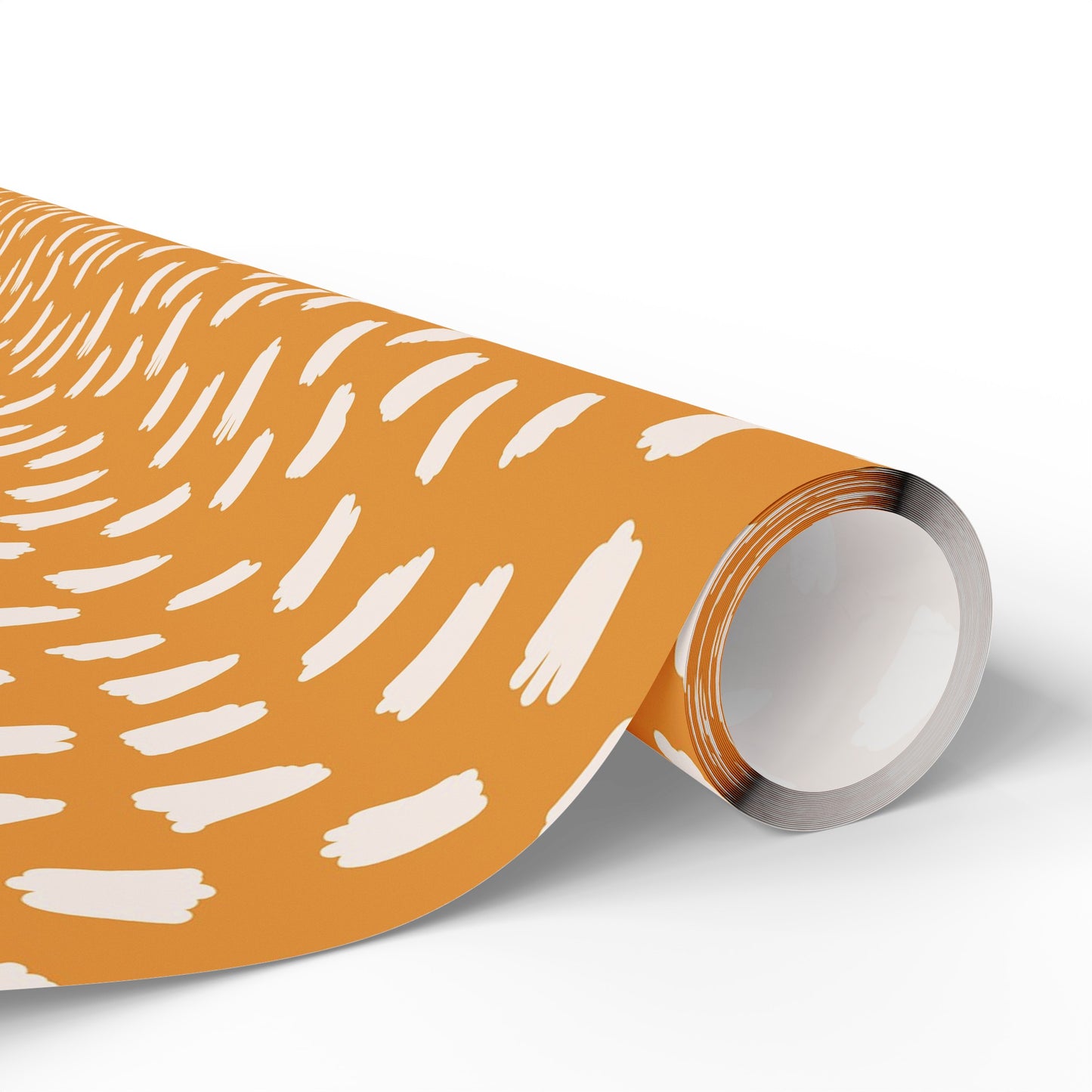 Orange Abstract Wrapping Paper