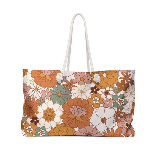Big Boho Floral Weekender Bag