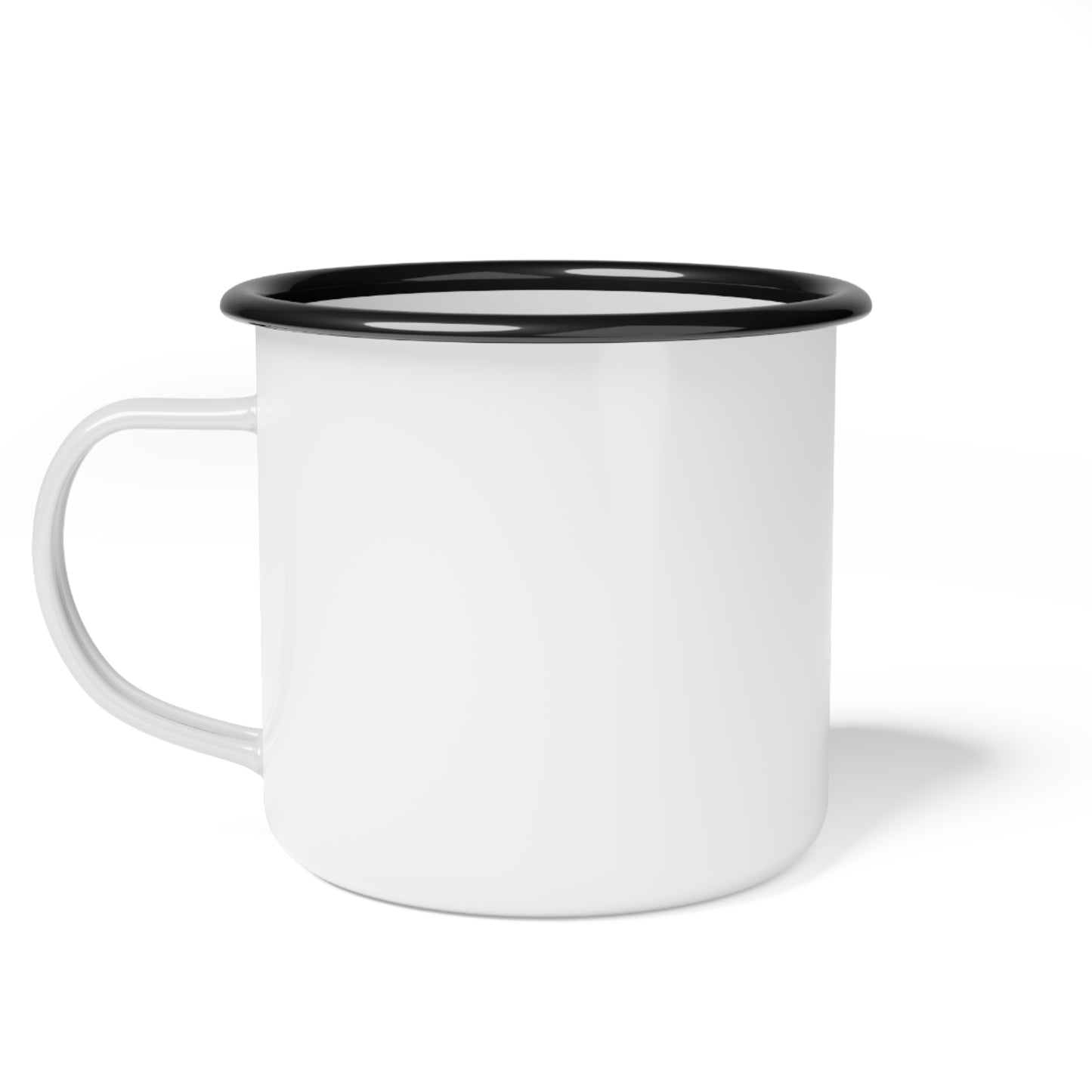 Peeking Pittie Enamel Camp Cup