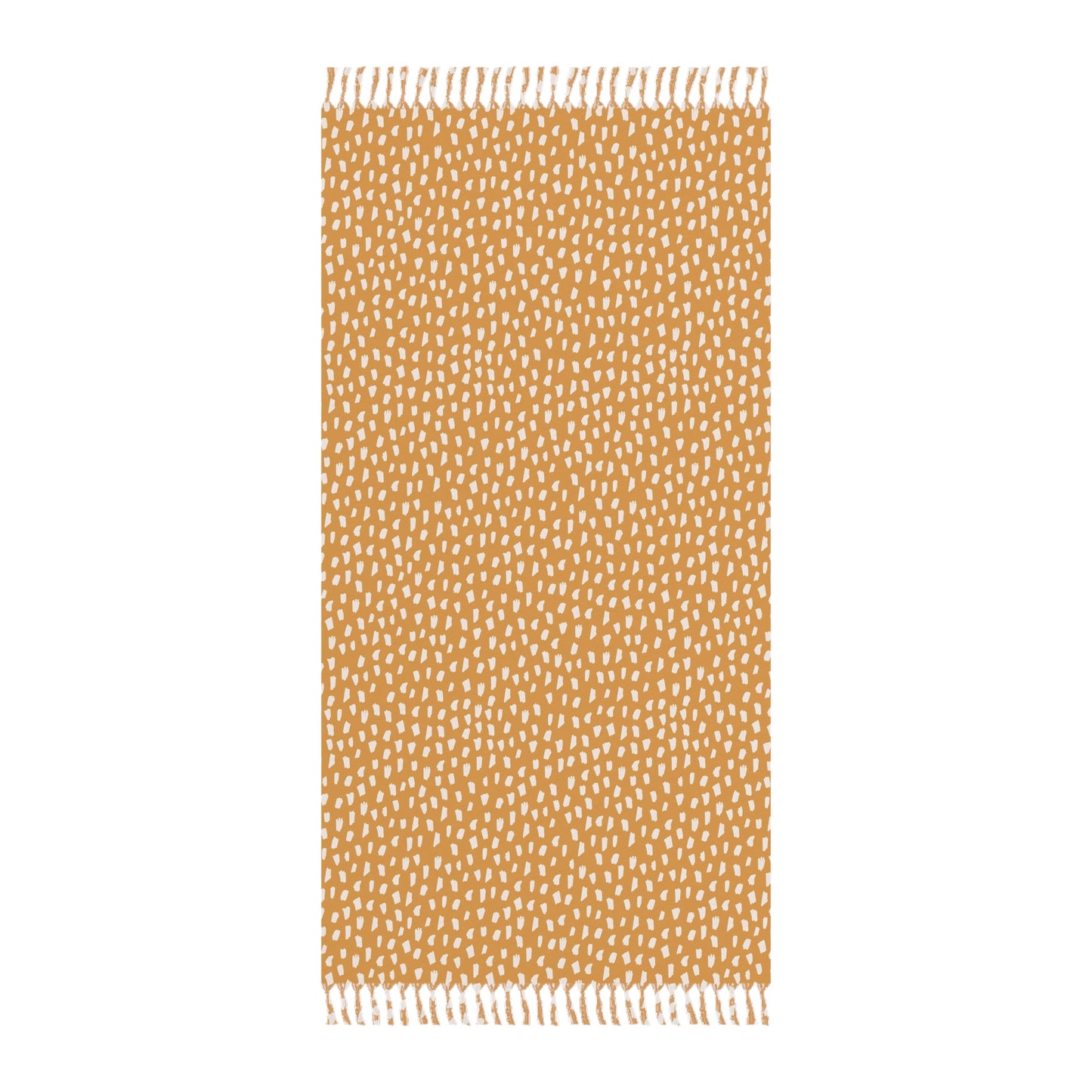 Orange Abstract Boho Beach Cloth