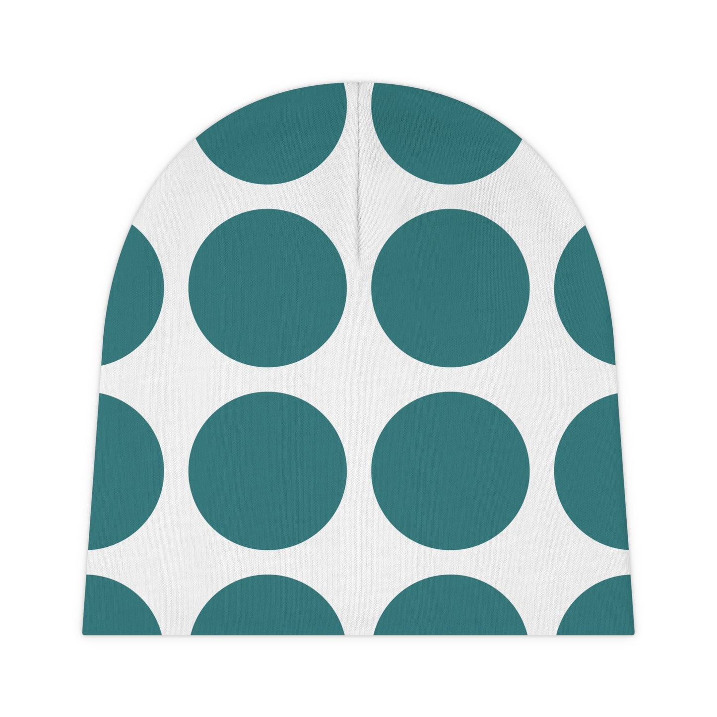 Big Dot Teal Baby Beanie