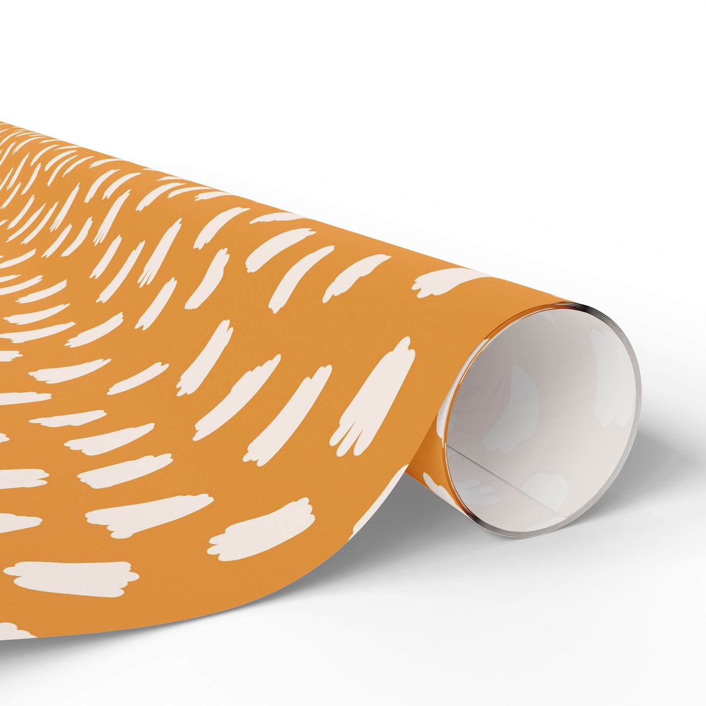 Orange Abstract Wrapping Paper
